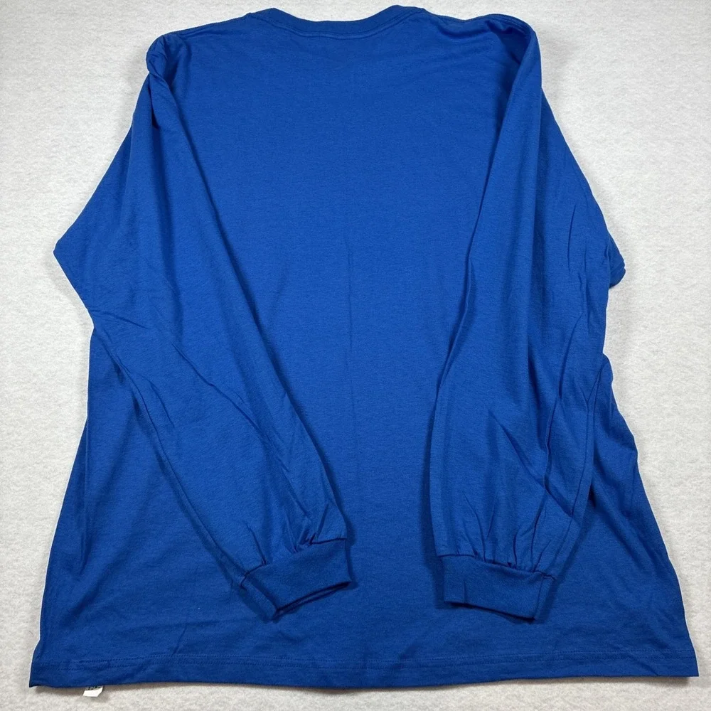NWT Adidas‎ UCLA Bruins Long Sleeve Shirt Cotton Blue Mens 2XL New NCAA College